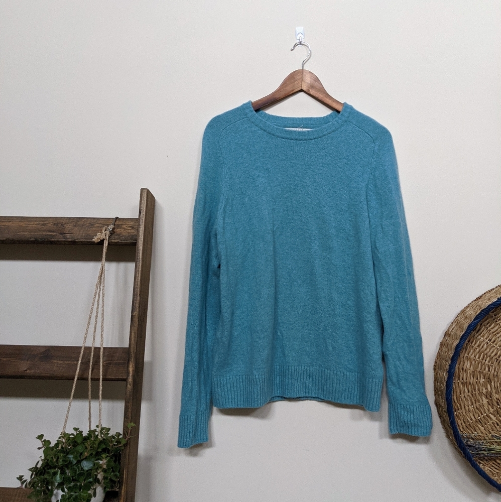 H&M Aqua unisex wool sweater L oversize fit
